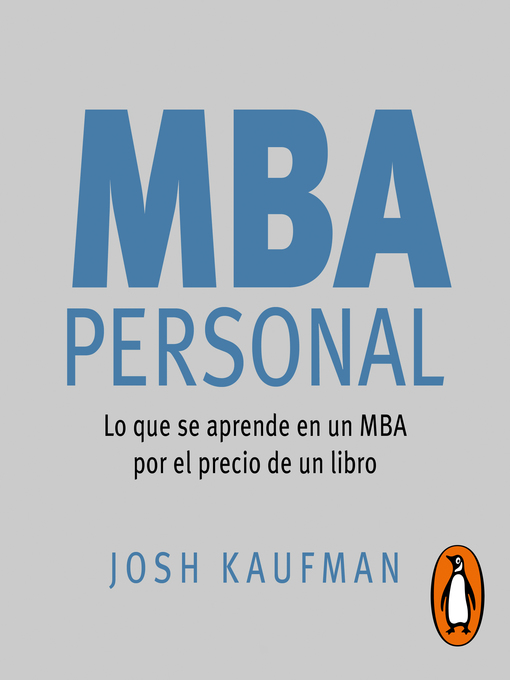 Title details for MBA Personal by Josh Kaufman - Available